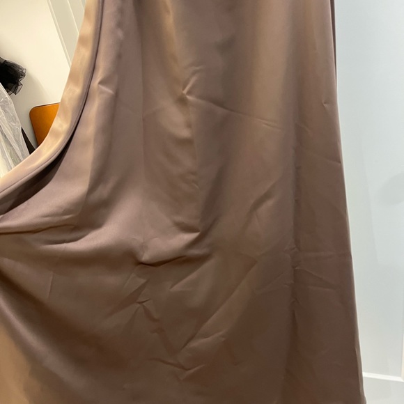 Alfred Angelo Bronze Bridesmaid Dress size 10 - Picture 2 of 6
